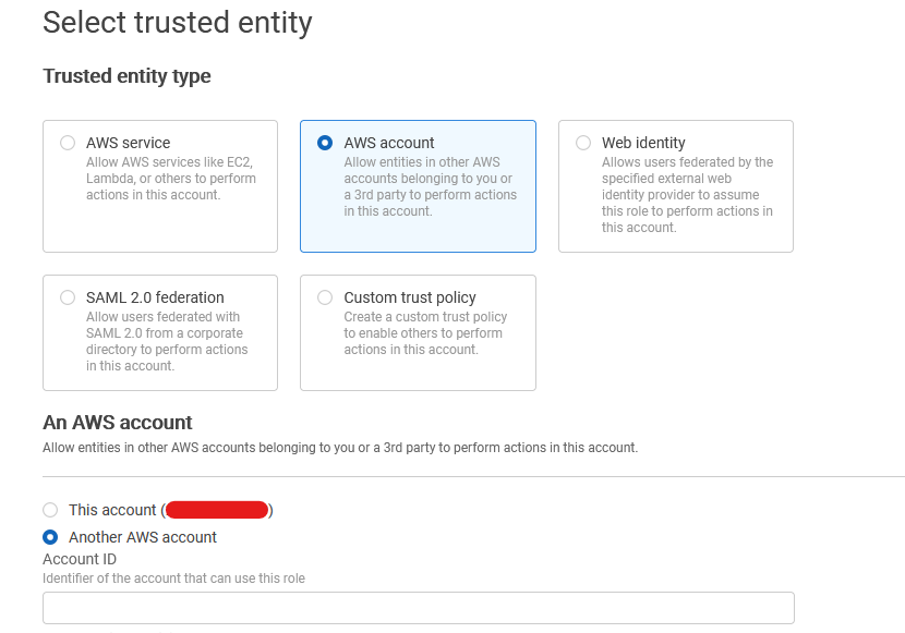 Select trusted entity aws iam