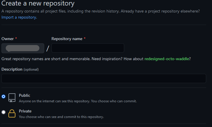 Create a GitHub Repo